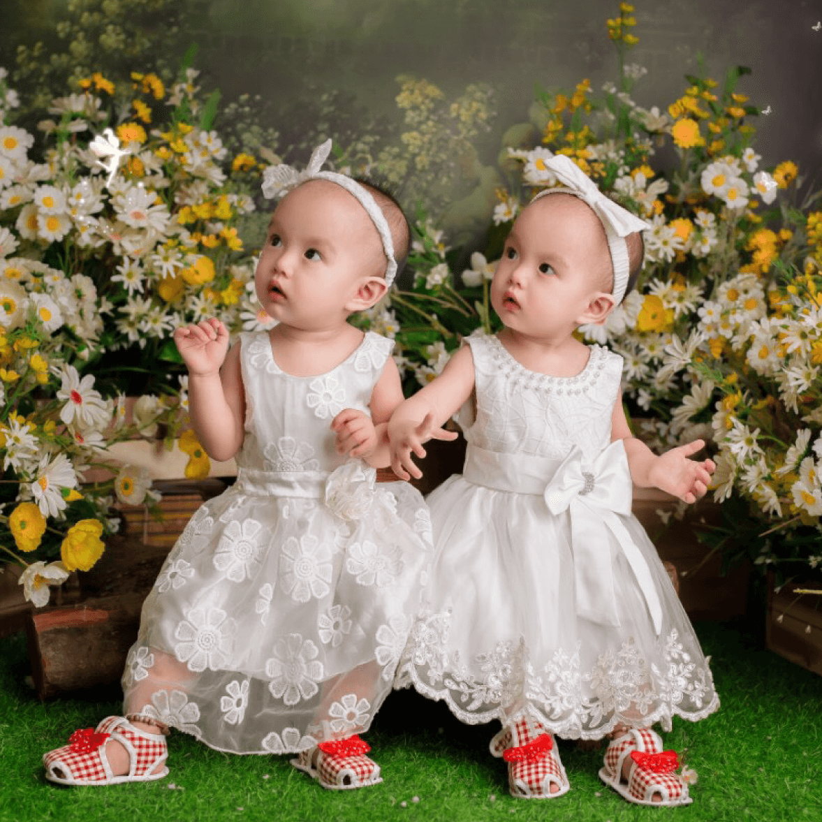 2 bé Ánh Dương & Ánh Hồng