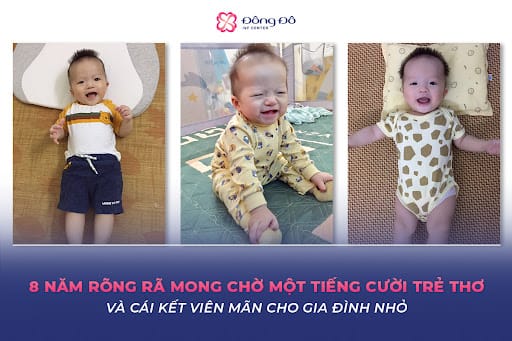 Thiên thần nhỏ là thành quả sau 8 năm trông ngóng của bố mẹ