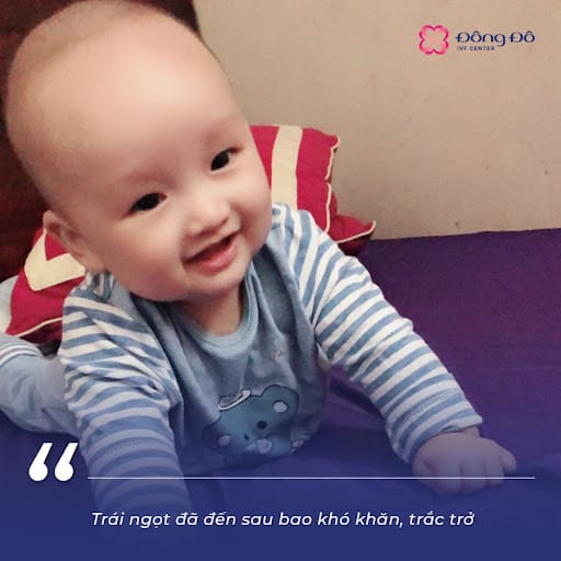 Vợ chồng chị Thuê tìm đến IVF để có được em bé khoẻ mạnh
