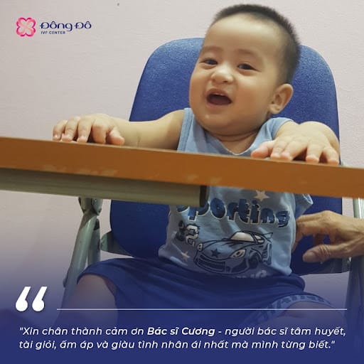 Em bé Đỗ Xuân Trường chính là “mùa xuân hạnh phúc” của bố mẹ.