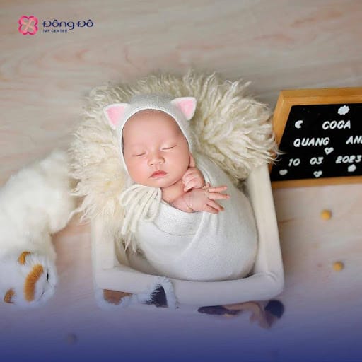 Em bé phôi ngày nào giờ đây đã trở thành một chú bé lanh lợi, đáng yêu.