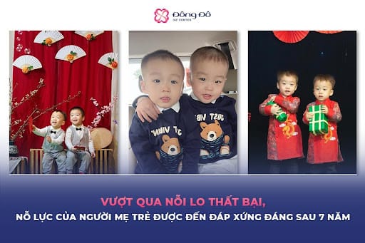 Hai vợ chồng chị Yến đã phải đợi 7 năm để được ôm con trong vòng tay.