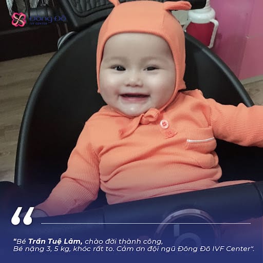 Chị Thanh Thủy đã có rất nhiều kỷ niệm đẹp với Đông Đô IVF Center.