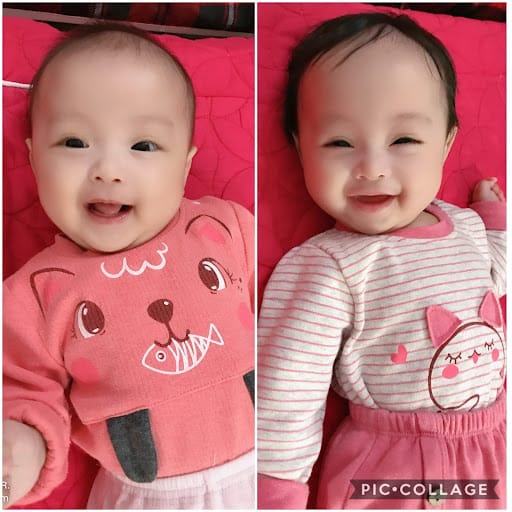 Bé Dương Ngọc Minh và Dương Ngọc Khuê