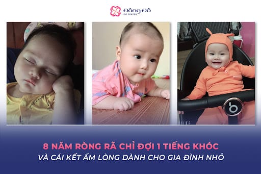 Vượt qua thời điểm dịch COVID-19, vợ chồng chị Thanh Thủy đã thành công có con.