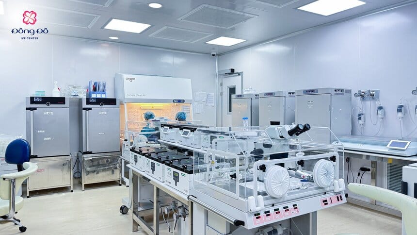 Phòng Labo đạt tiêu chuẩn quốc tế của Đông Đô IVF Center.