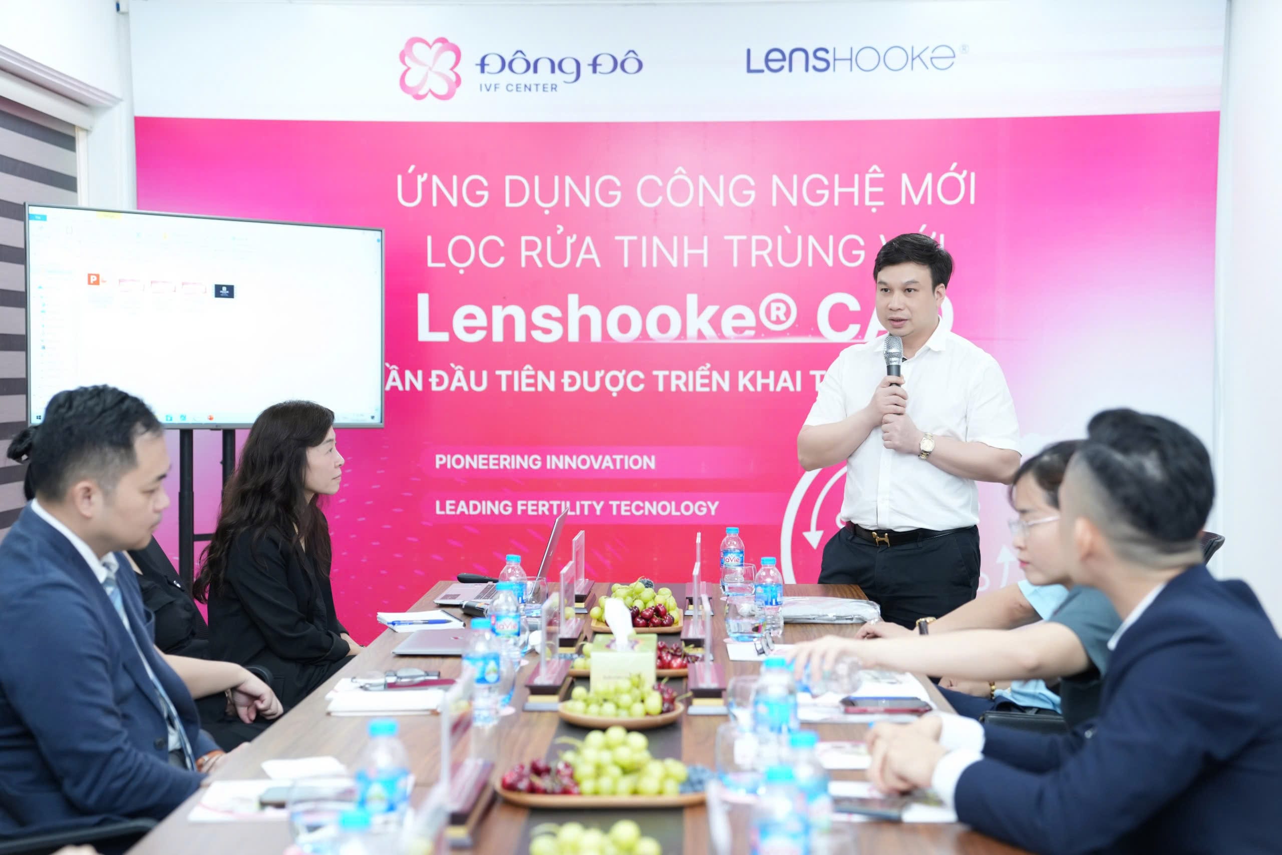 Lọc rửa tinh trùng với LensHooke® CA0 – Lần đầu tiên được triển khai tại Việt Nam