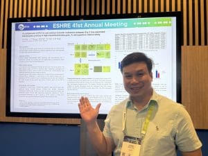 ĐÔNG ĐÔ IVF CENTER THAM DỰ HỘI NGHỊ VÀ BÁO CÁO POSTER TẠI HỘI NGHỊ ESHRE 2025, PARIS, CỘNG HÒA PHÁP