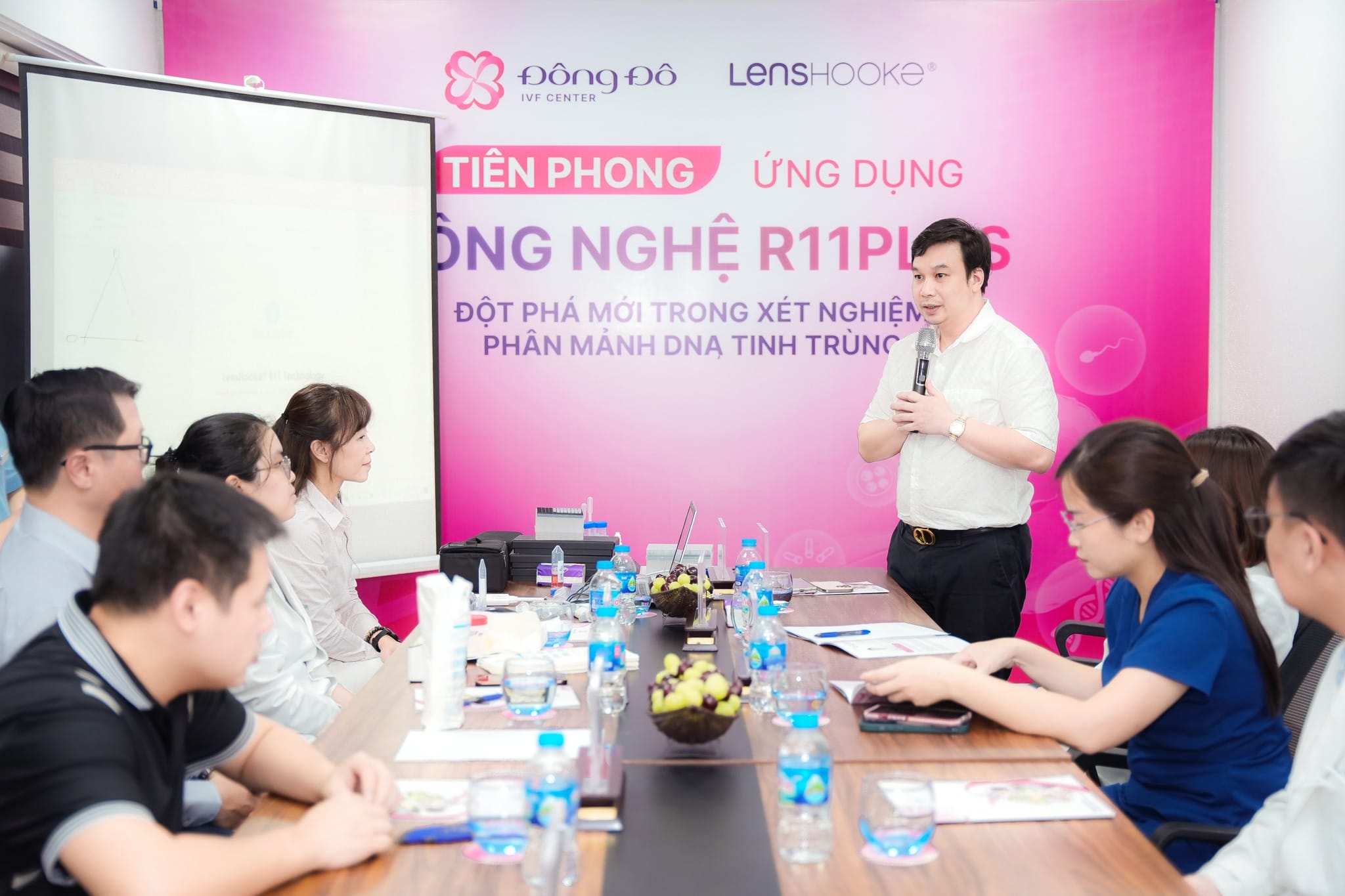 Đông Đô IVF Center là đơn vị đầu tiên tại Việt Nam ứng dụng công nghệ LenshookeR11 trong điều trị Vô sinh hiếm muộn