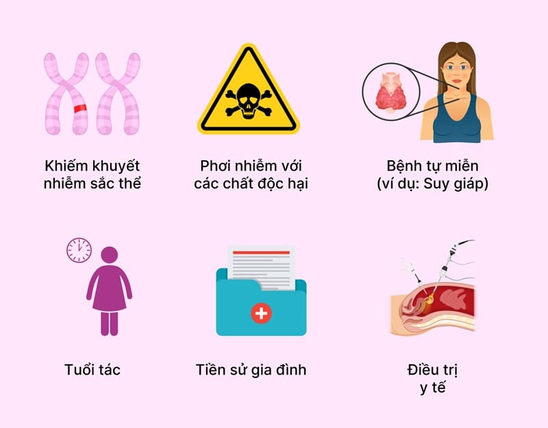 Nguyên nhân gây suy buồng trứng sớm