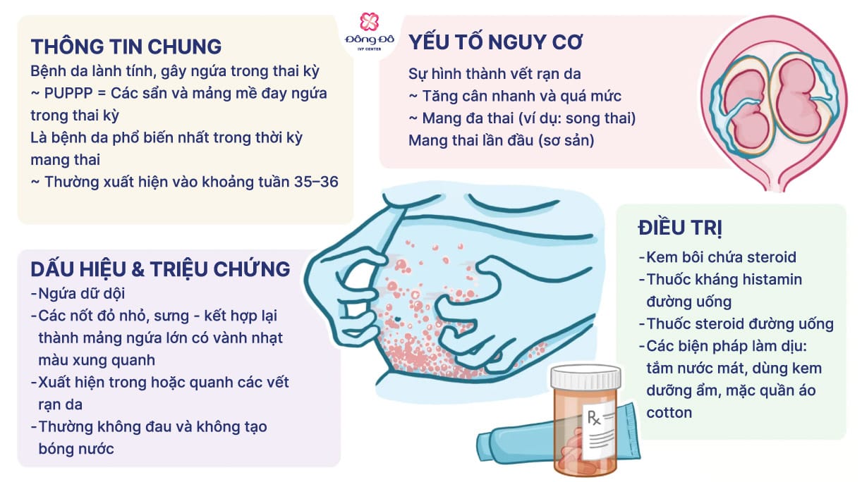 Nguyên nhân và cơ chế hình thành PUPPP