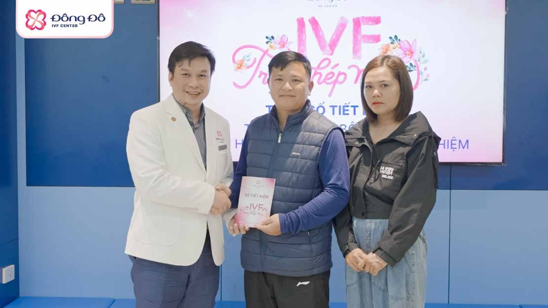 Trường hợp gia đình chị Kiều Thị Hoa: hai vợ chồng đều mang gen bại não, được Đông Đô IVF Center hỗ trợ làm IVF sàng lọc phôi và đã sinh con khỏe mạnh