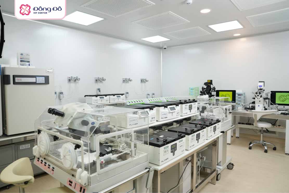 Đông Đô IVF Center sở hữu hệ thống phòng lab hiện đại bậc nhất Đông Nam Á
