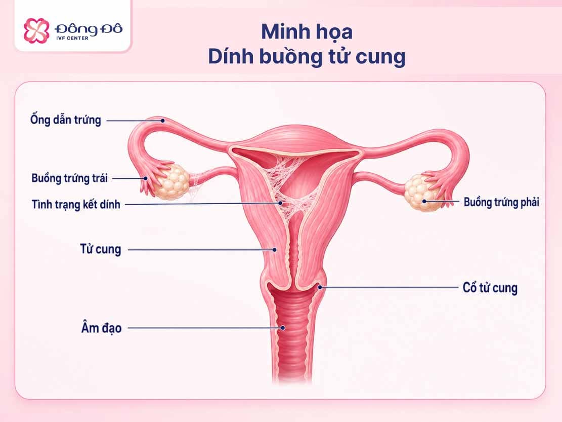 Dính buồng tử cung là gì? Cơ chế bệnh lý từ góc nhìn sinh sản