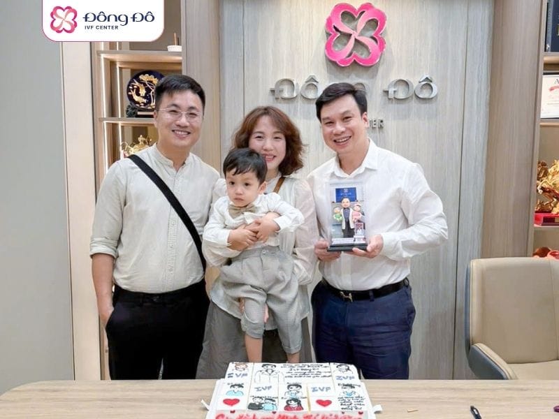 Đông Đô IVF Center tự hào là đơn vị có tỷ lệ điều trị IVF thành công cao nhất Miền Bắc với hơn 80% các gia đình đón con yêu khỏe mạnh