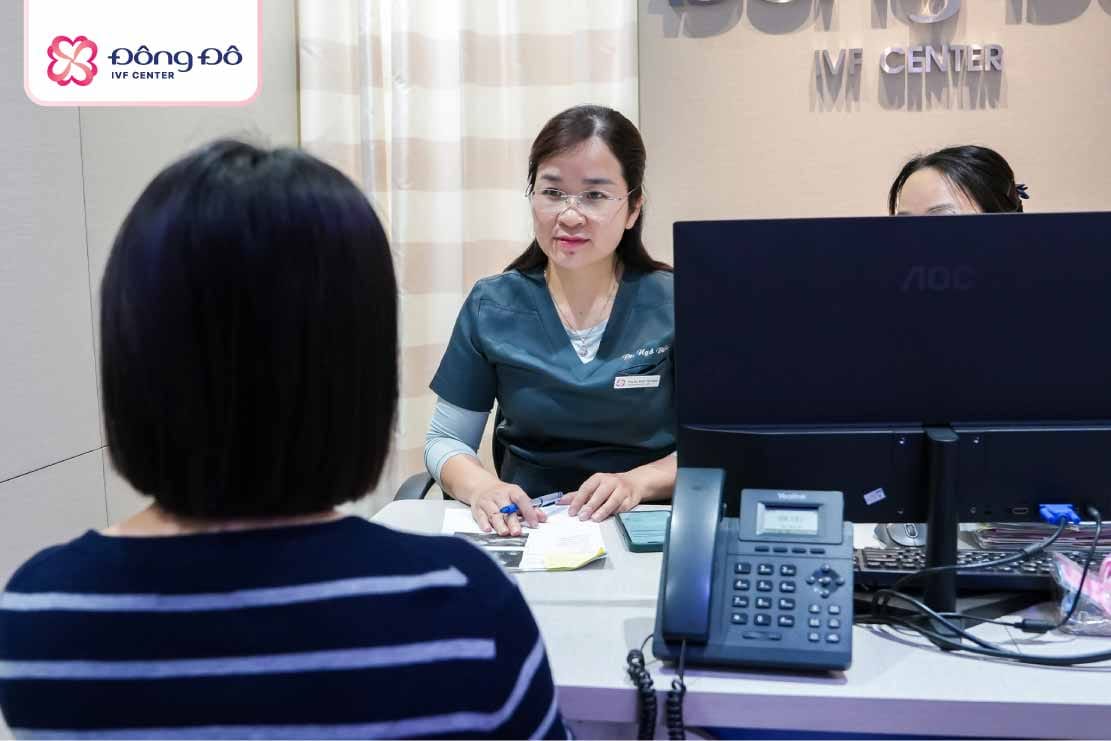 Các y bác sĩ tại Đông Đô IVF Center sẽ đưa ra phác đồ điều trị cá nhân hóa với bệnh nhân polyp lòng tử cung trước khi thực hiện IVF
