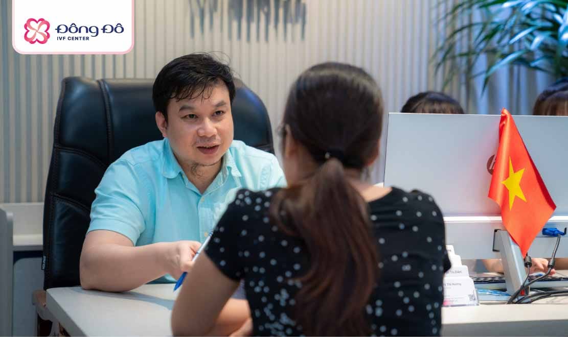 Các cặp đôi vô sinh hiếm muộn được bác sĩ Tăng Đức Cương trực tiếp thăm khám và lên phác đồ điều trị cá nhân hóa