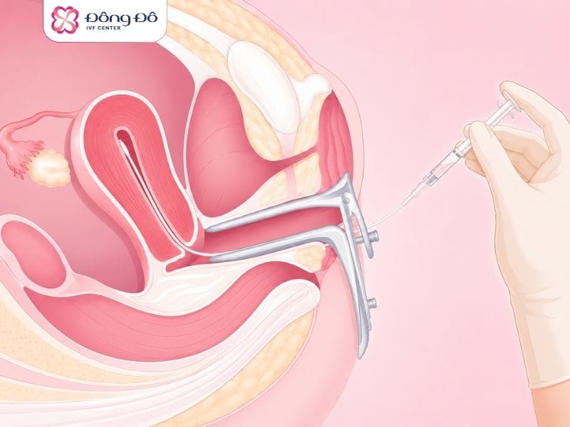 Thủ thuật bơm tinh trùng vào tử cung (IUI) là thủ thuật ít xâm lấn nhất trong các phương pháp hỗ trợ sinh sản