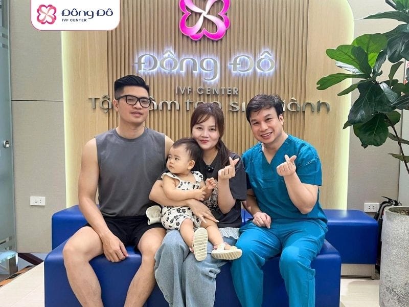 Đông Đô IVF Center tự hào là đơn vị có tỷ lệ điều trị IVF thành công cao nhất Miền Bắc với hơn 80% các gia đình đón con yêu khỏe mạnh
