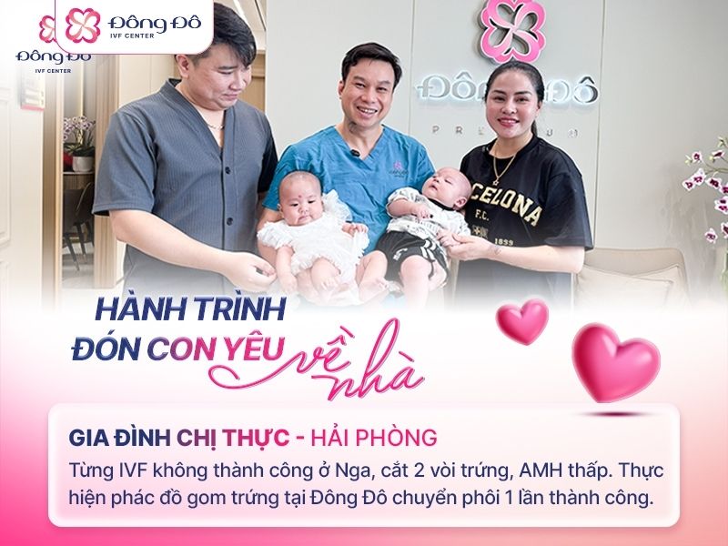 Lựa chọn chuyển phôi dựa trên thể trạng của mẹ để đảm bảo tỷ lệ thành công tốt nhất
