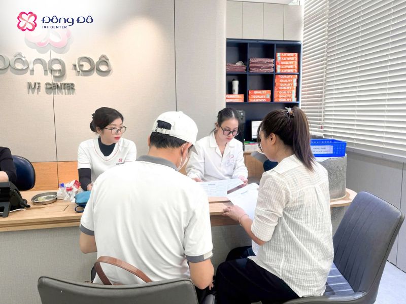 Cả hai vợ chồng sẽ được chỉ định thực hiện các xét nghiệm cần thiết để đánh giá sức khỏe sinh sản
