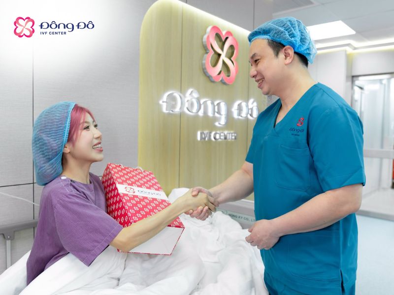 Trang Pháp tin tưởng chọn Đông Đô IVF Center là nơi đồng hành trên quá trình lưu trữ thanh xuân