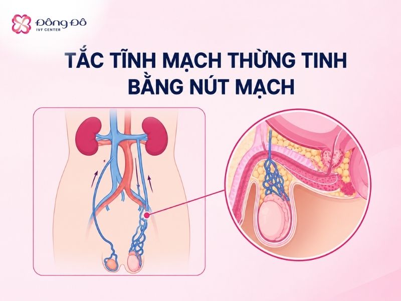 Điều trị giãn tĩnh mạch thừng tinh bằng nút mạch qua da