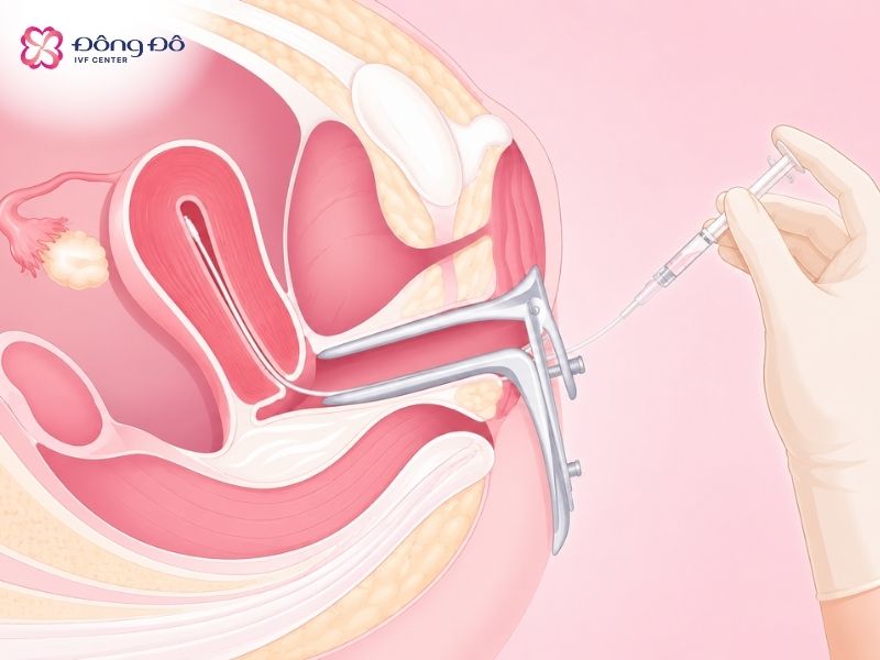 Tùy vào thể trạng của cả hai, bác sĩ sẽ đề xuất phương pháp bơm tinh trùng vào IUI buồng tử cung hoặc thụ tinh ống nghiệm IVF