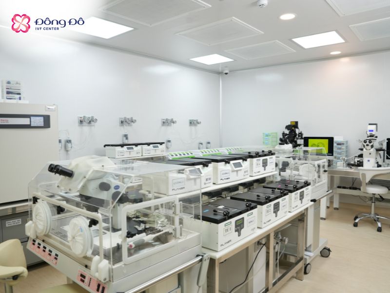Phòng Lab của Đông Đô IVF Center luôn đạt chuẩn quốc tế