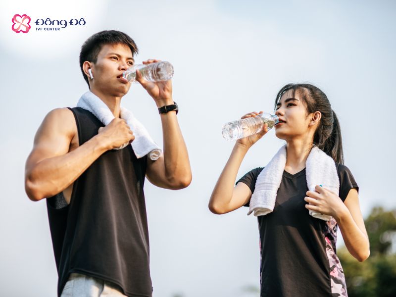 Lối sống lành mạnh, uống đủ nước, sinh hoạt điều đồ là một trong những cách phòng chống bệnh hiệu quả