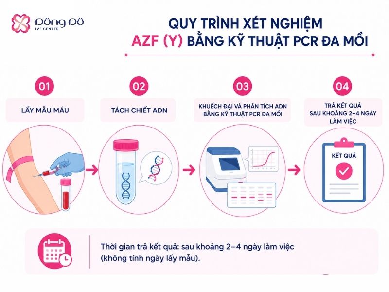 Quy trình 4 bước xét nghiệm AZF